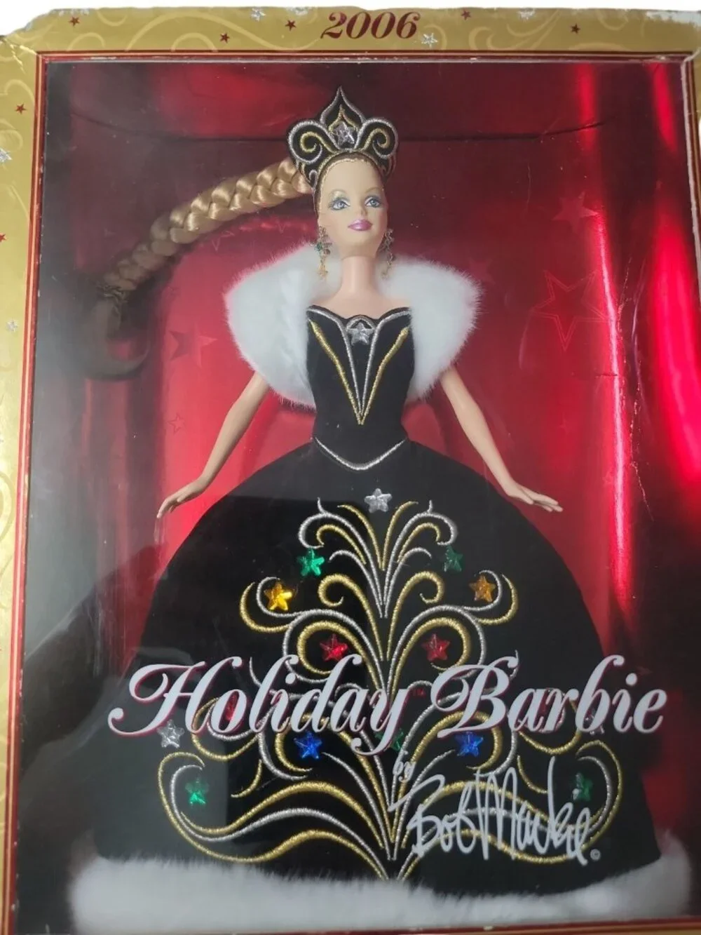 Barbie Doll Holiday 2006 By Bob Mackie Designer New in Original Box